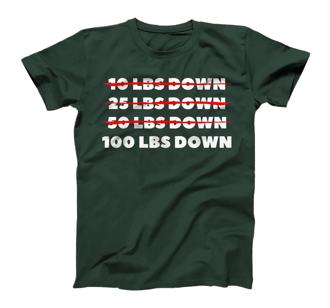 100 LBS Down Surgery Weight Loss Workout T-Shirt, Women T-Shirt