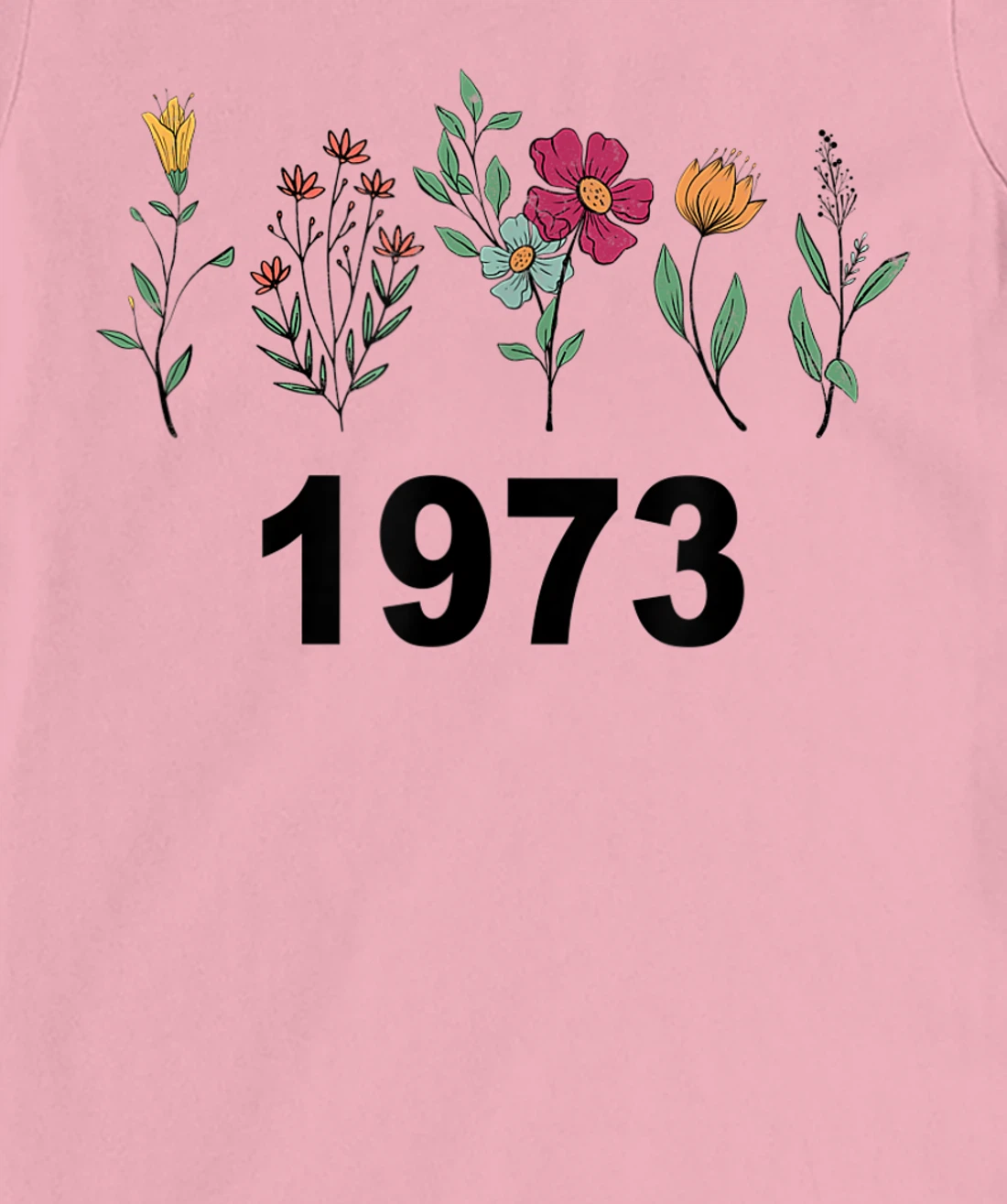 Pro Choice Wildflowers Floral 1973 Feminism and Feminist T-Shirt, Women T-Shirt