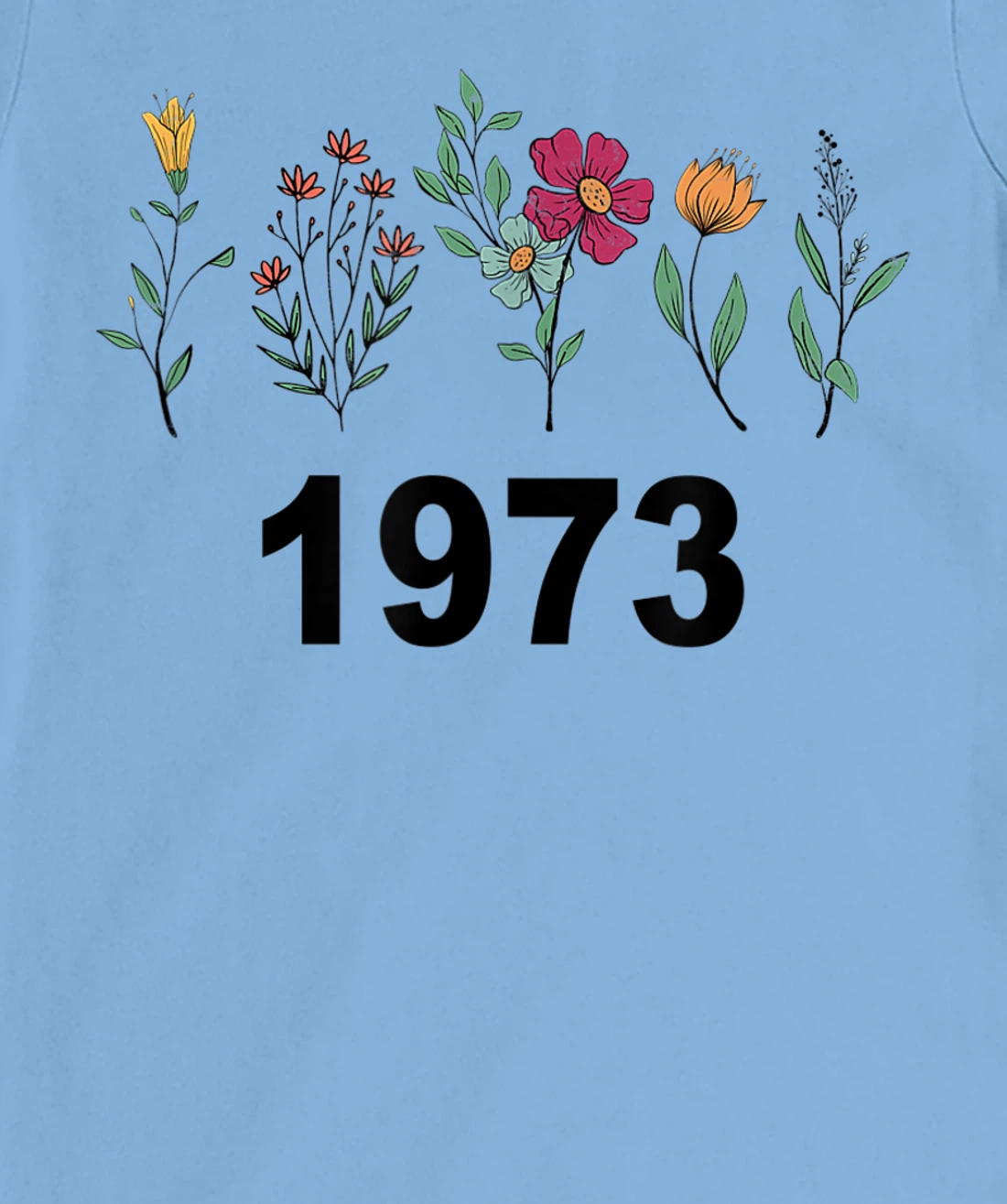 Pro Choice Wildflowers Floral 1973 Feminism and Feminist T-Shirt, Women T-Shirt