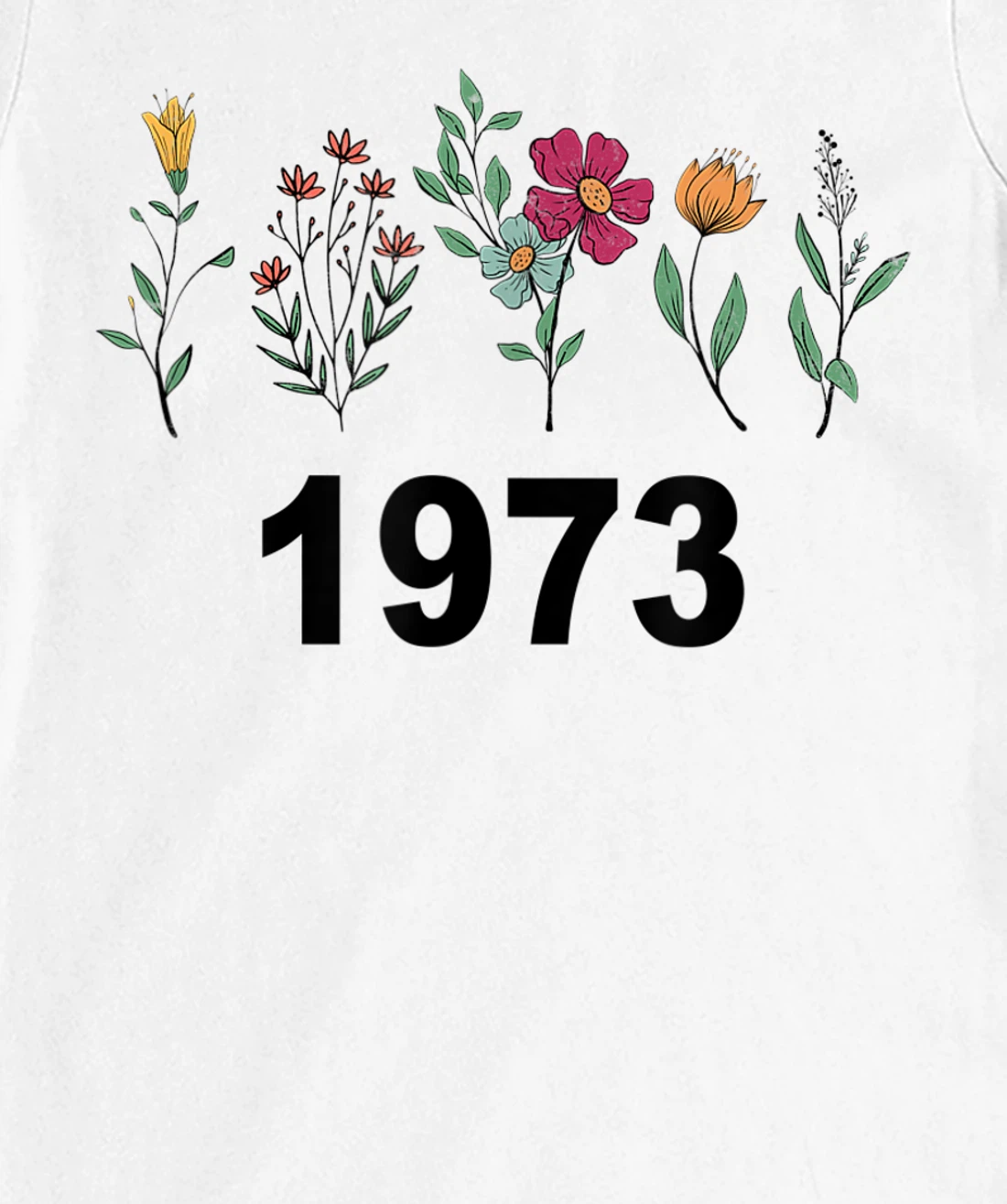 Pro Choice Wildflowers Floral 1973 Feminism and Feminist T-Shirt, Women T-Shirt