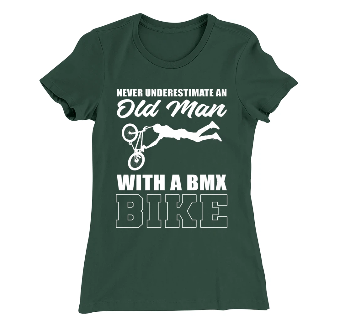Never Underestimate Professional Biker T-Shirt, Women T-Shirt