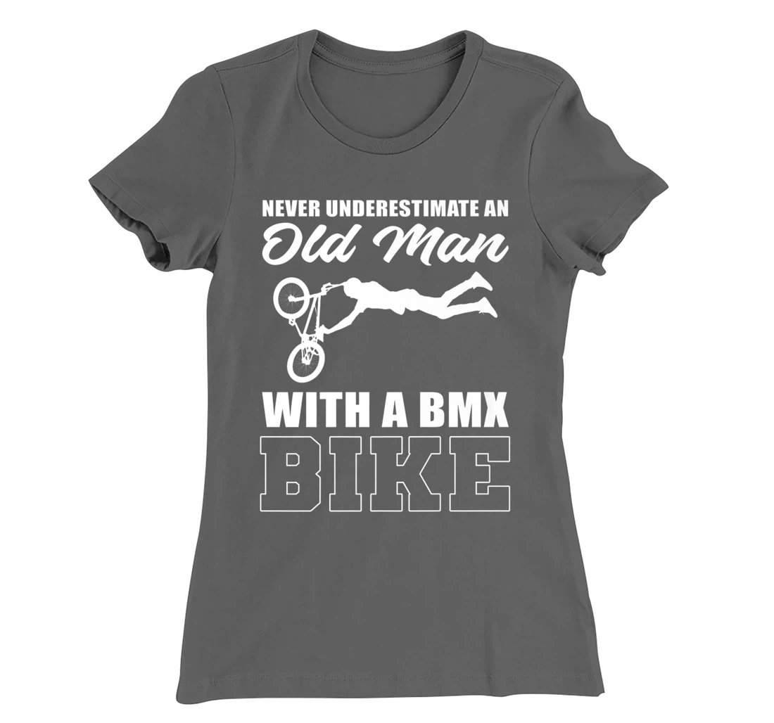 Never Underestimate Professional Biker T-Shirt, Women T-Shirt