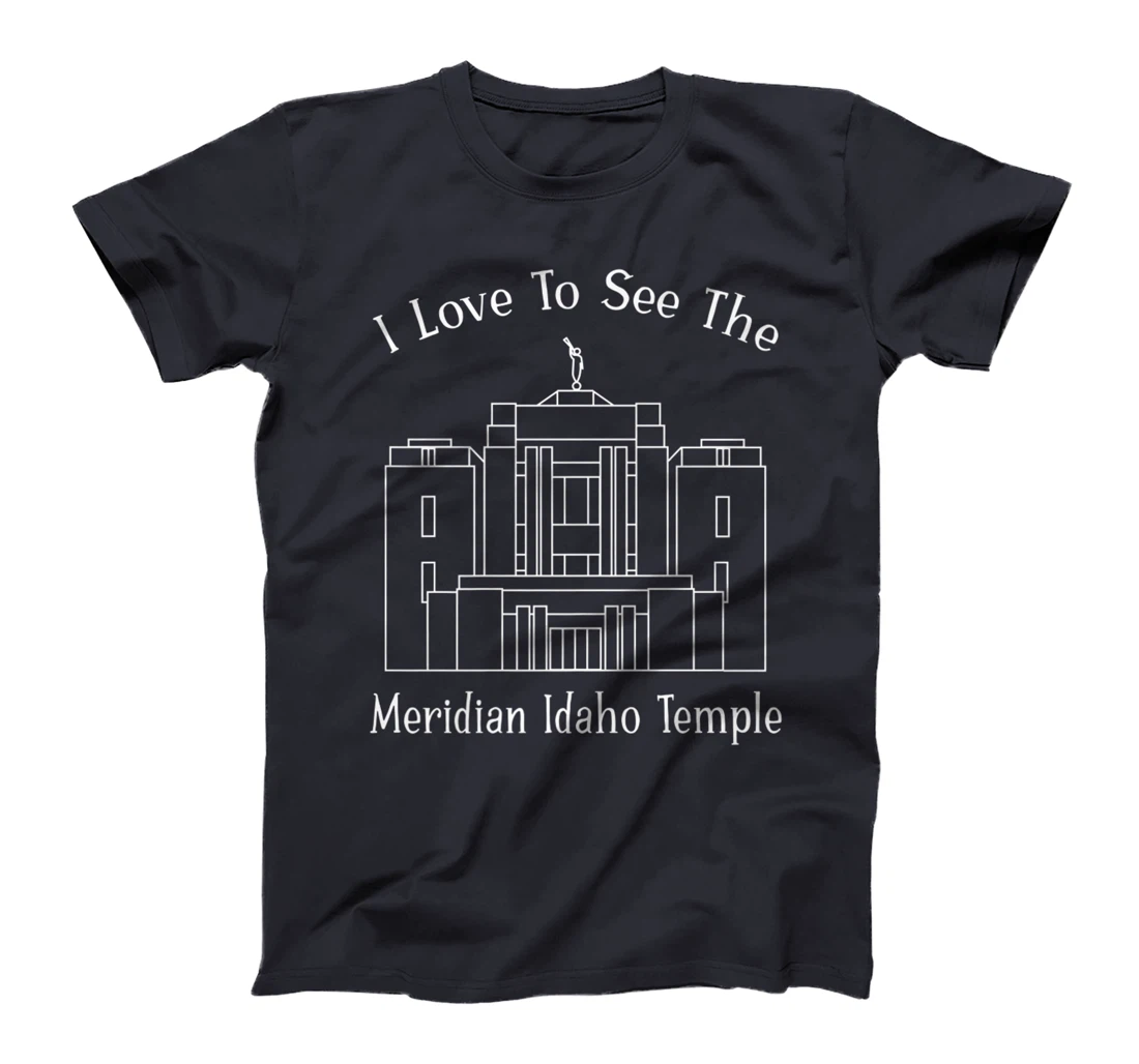 Meridian ID Temple, I love to see my temple, happy T-Shirt, Kid T-Shirt and Women T-Shirt
