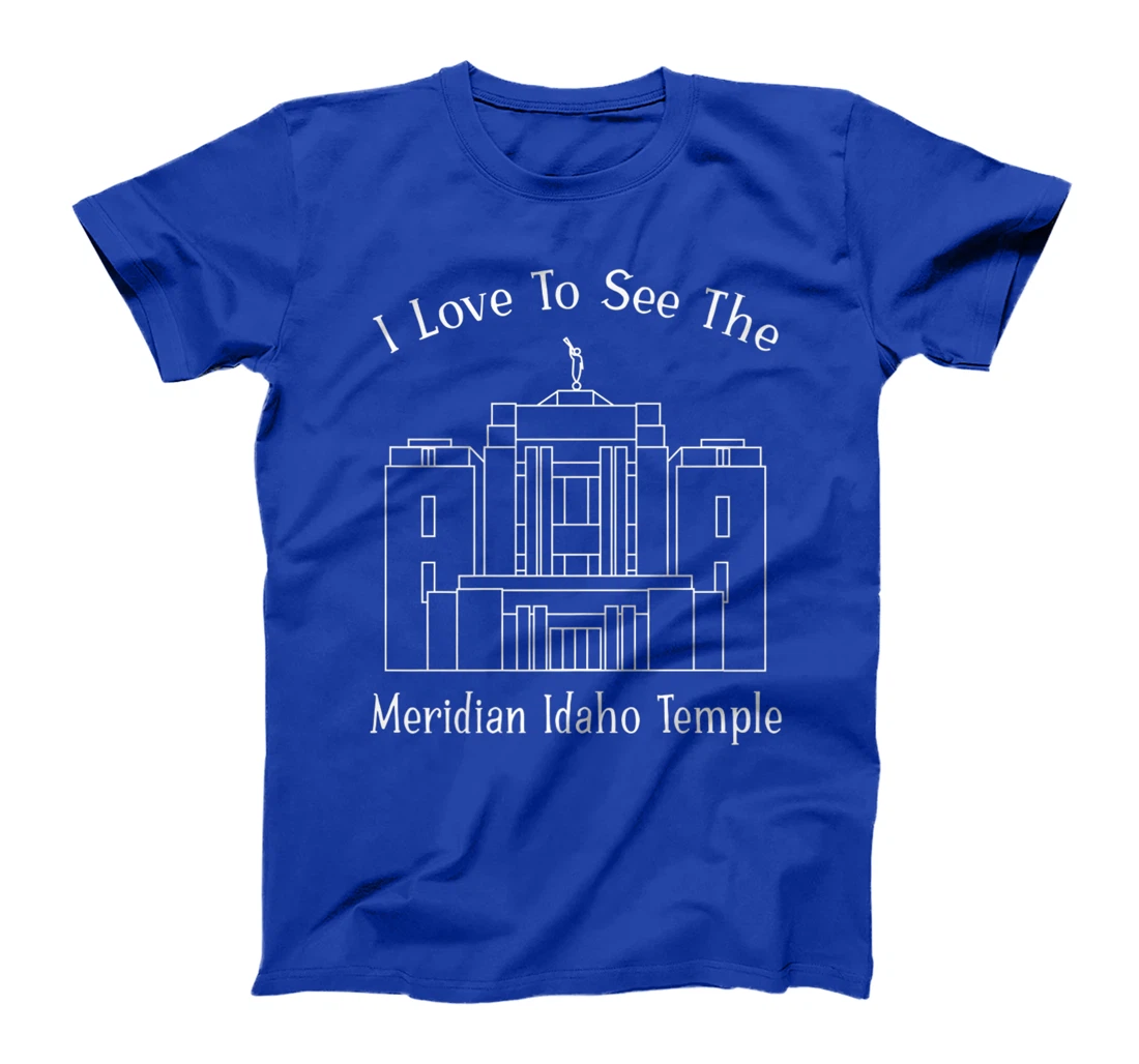 Meridian ID Temple, I love to see my temple, happy T-Shirt, Kid T-Shirt and Women T-Shirt