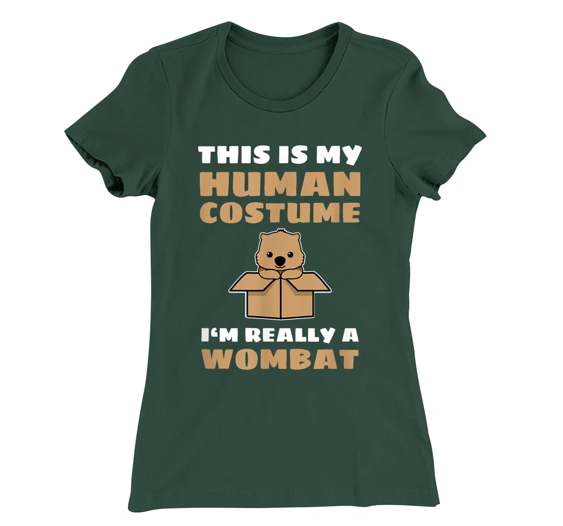 This Is My Human Costume I'm Really A Wombat T-Shirt, Kid T-Shirt and Women T-Shirt