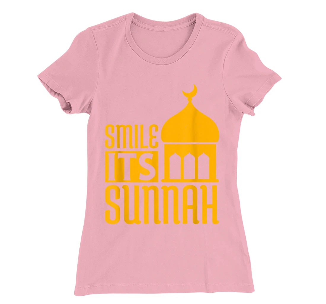 Smile Its Sunnah T-Shirt, Women T-Shirt