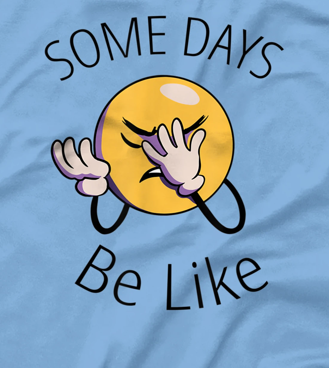 Funny Days U G H Graphic Palm Novelty Tees T-Shirt, Women T-Shirt