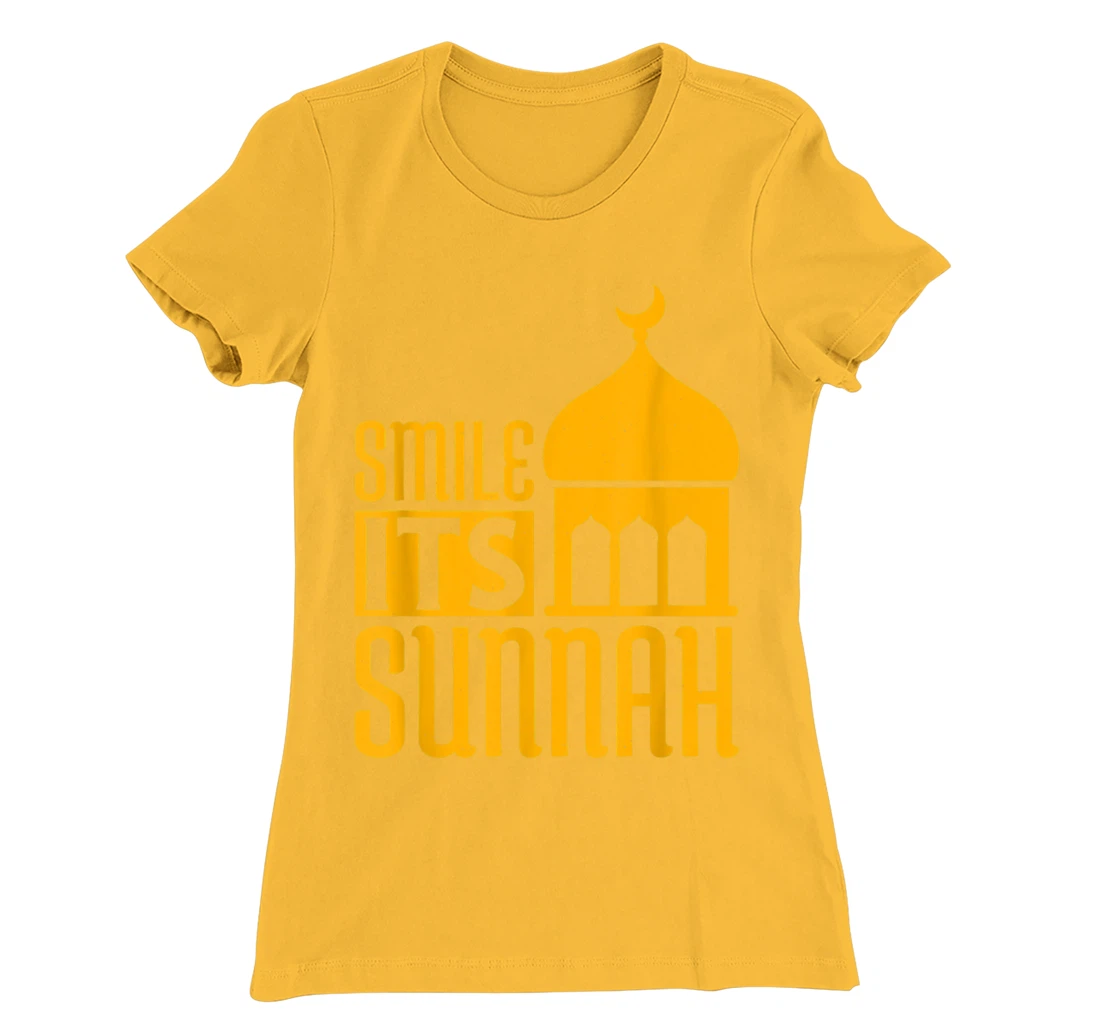Smile Its Sunnah T-Shirt, Women T-Shirt
