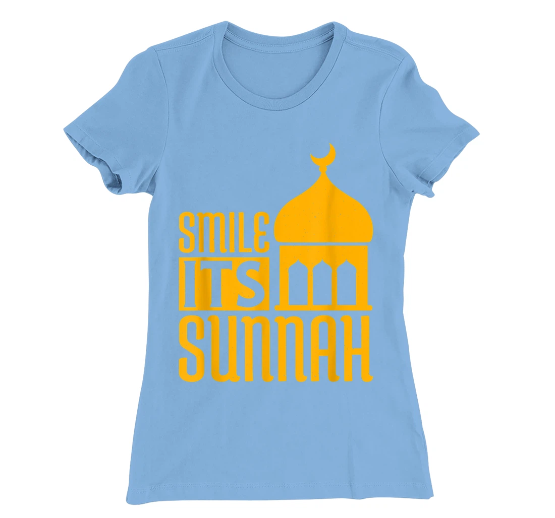 Smile Its Sunnah T-Shirt, Women T-Shirt