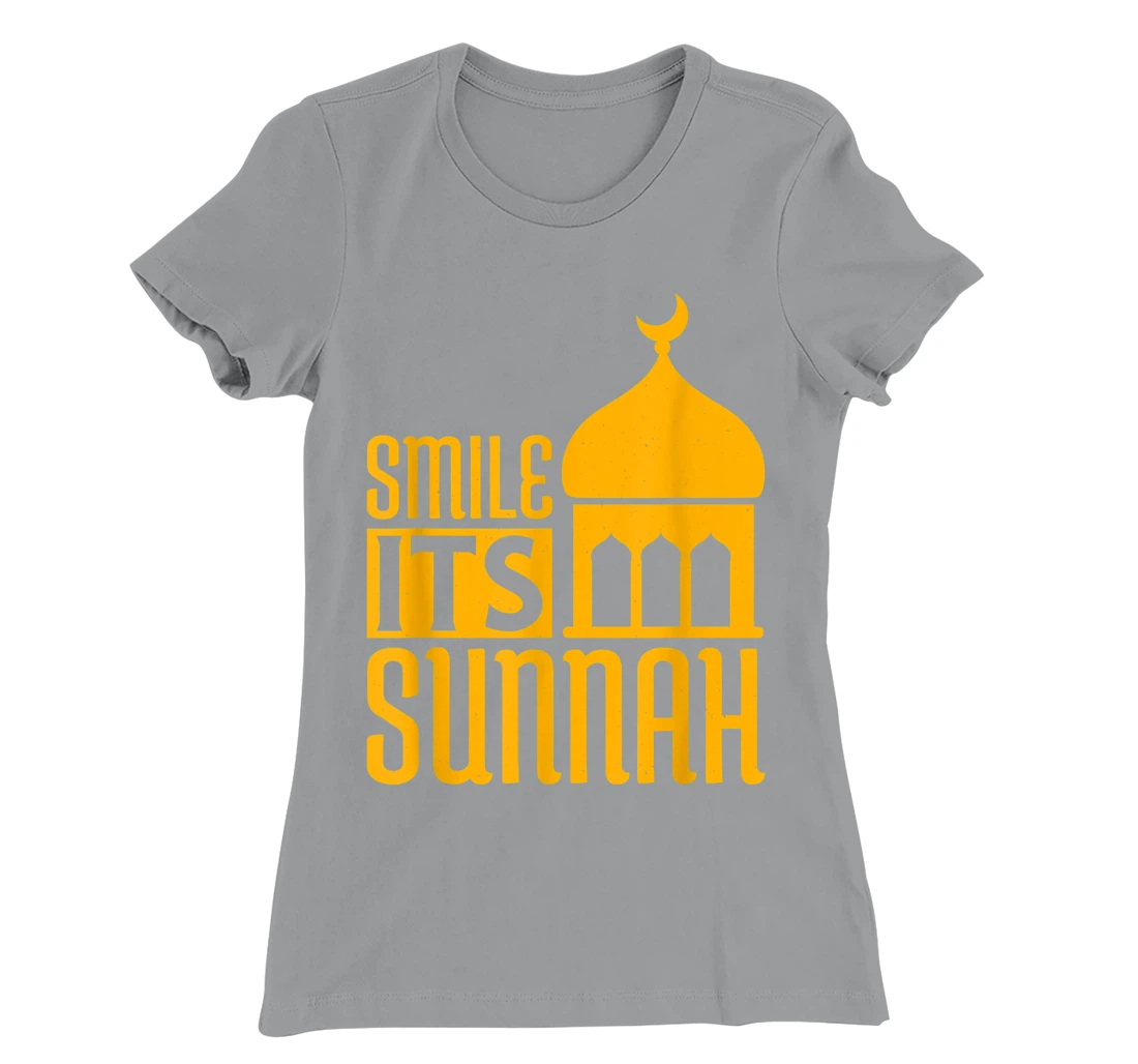 Smile Its Sunnah T-Shirt, Women T-Shirt
