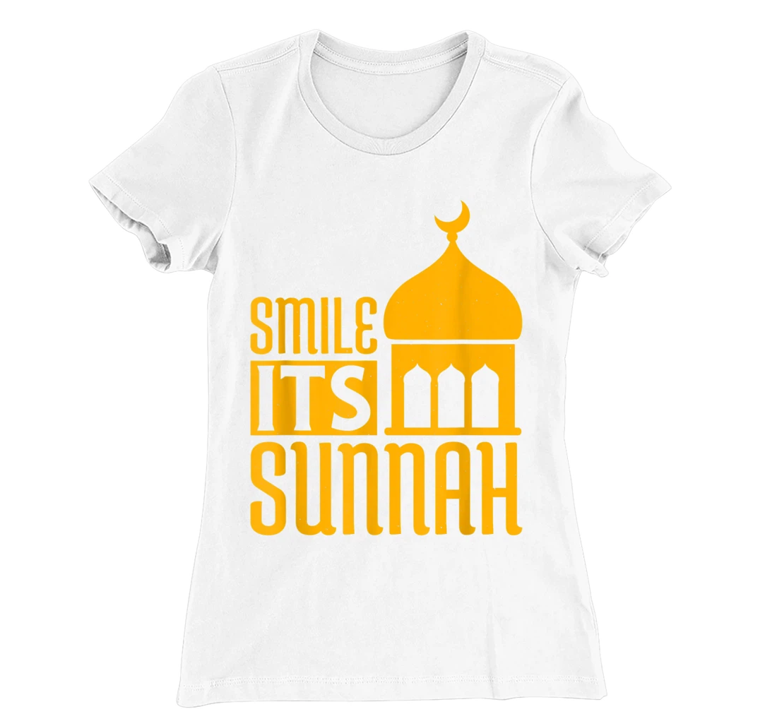 Smile Its Sunnah T-Shirt, Women T-Shirt