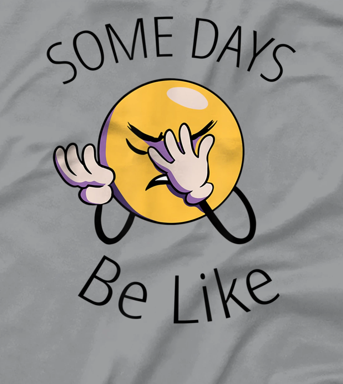 Funny Days U G H Graphic Palm Novelty Tees T-Shirt, Women T-Shirt