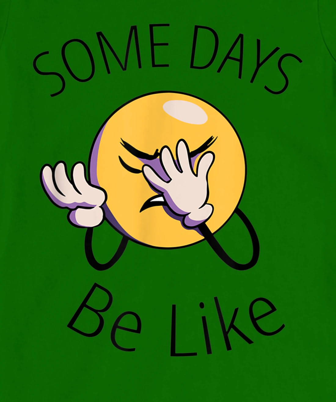 Funny Days U G H Graphic Palm Novelty Tees T-Shirt, Women T-Shirt