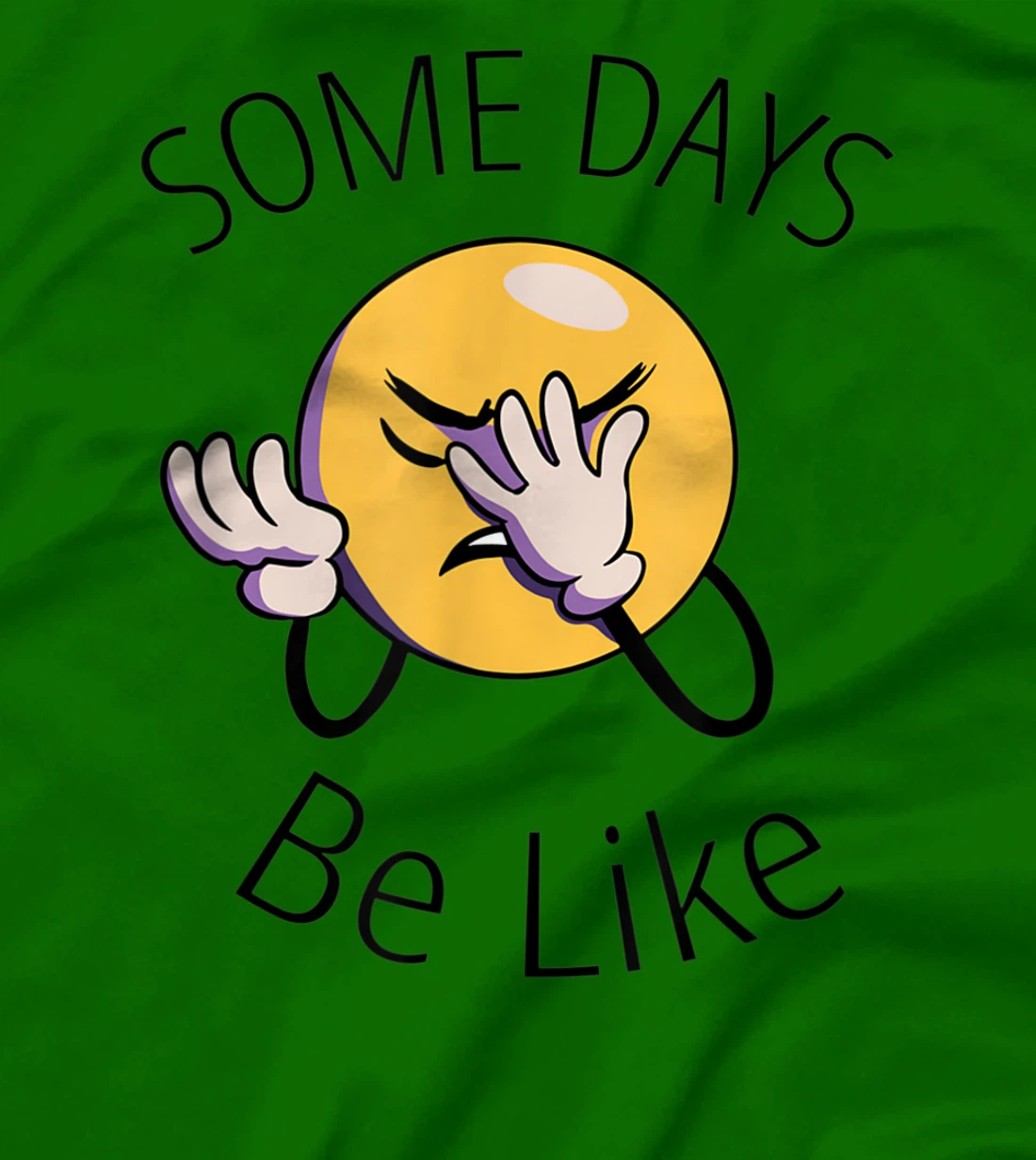 Funny Days U G H Graphic Palm Novelty Tees T-Shirt, Women T-Shirt