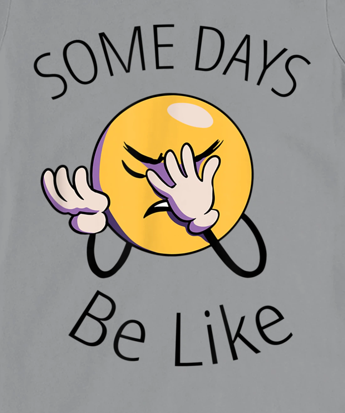 Funny Days U G H Graphic Palm Novelty Tees T-Shirt, Women T-Shirt