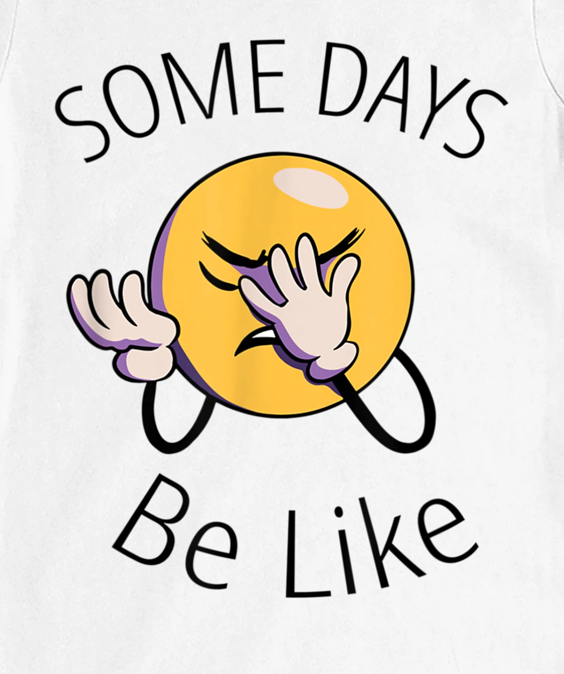 Funny Days U G H Graphic Palm Novelty Tees T-Shirt, Women T-Shirt