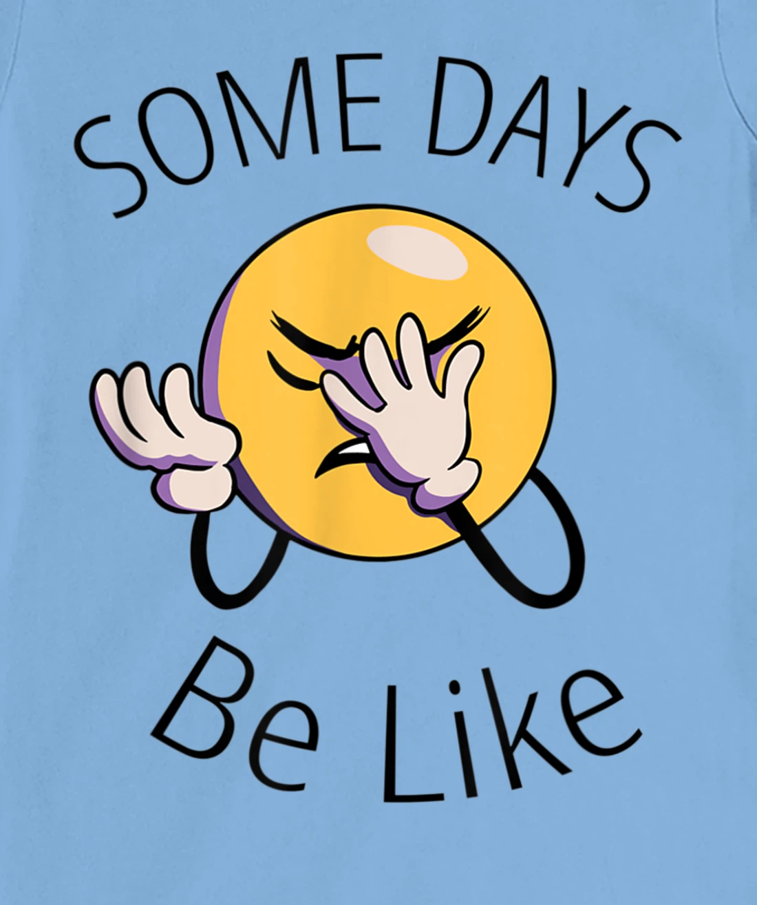 Funny Days U G H Graphic Palm Novelty Tees T-Shirt, Women T-Shirt