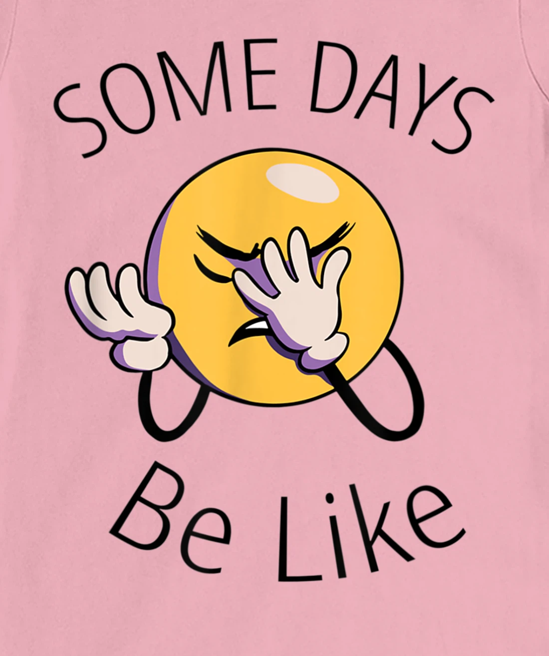 Funny Days U G H Graphic Palm Novelty Tees T-Shirt, Women T-Shirt