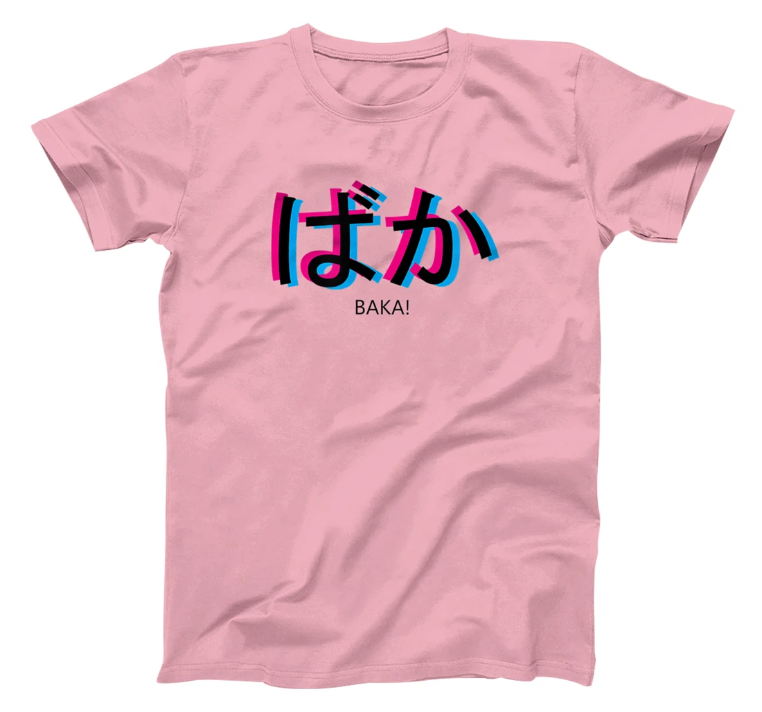 baka! Black Aesthetic Anime Outfit Japanese Manga Language T-Shirt, Kid T-Shirt and Women T-Shirt