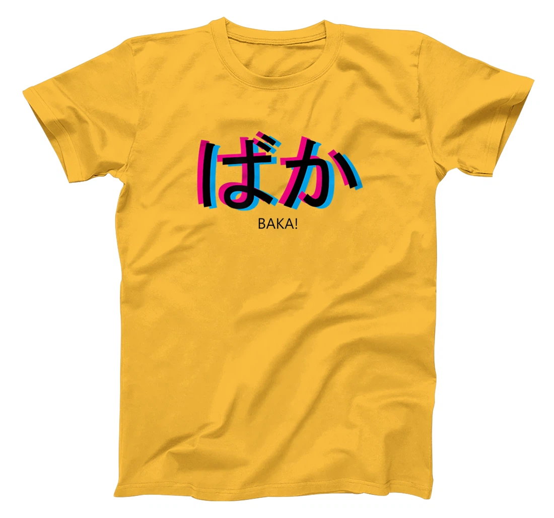 baka! Black Aesthetic Anime Outfit Japanese Manga Language T-Shirt, Kid T-Shirt and Women T-Shirt