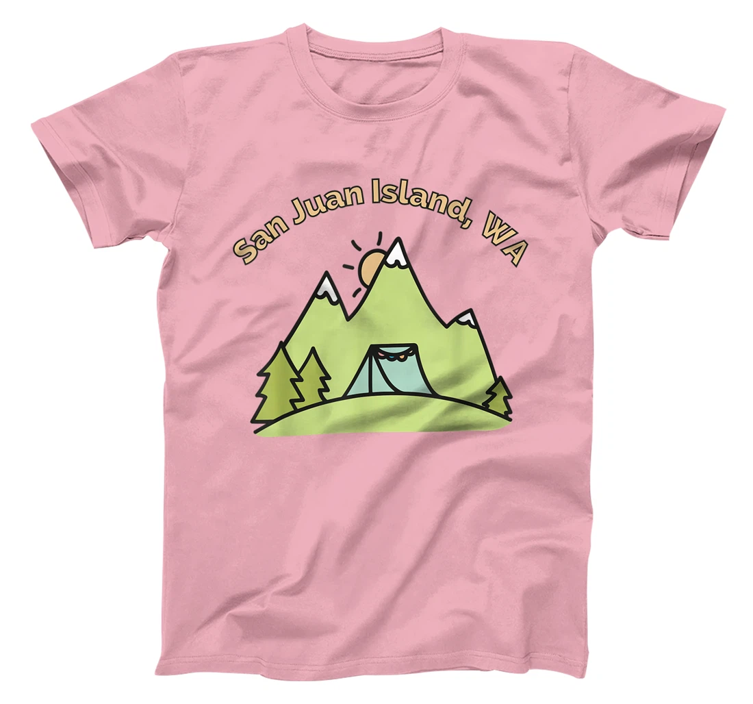 Womens San Juan Island Mountains Hiking Climbing Camping & Outdoors T-Shirt, Women T-Shirt