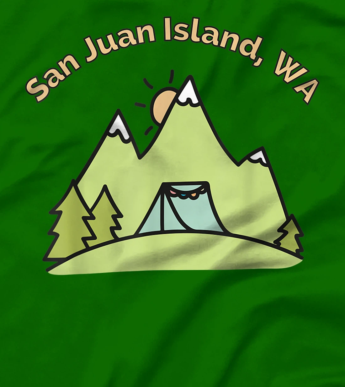 Womens San Juan Island Mountains Hiking Climbing Camping & Outdoors T-Shirt, Women T-Shirt