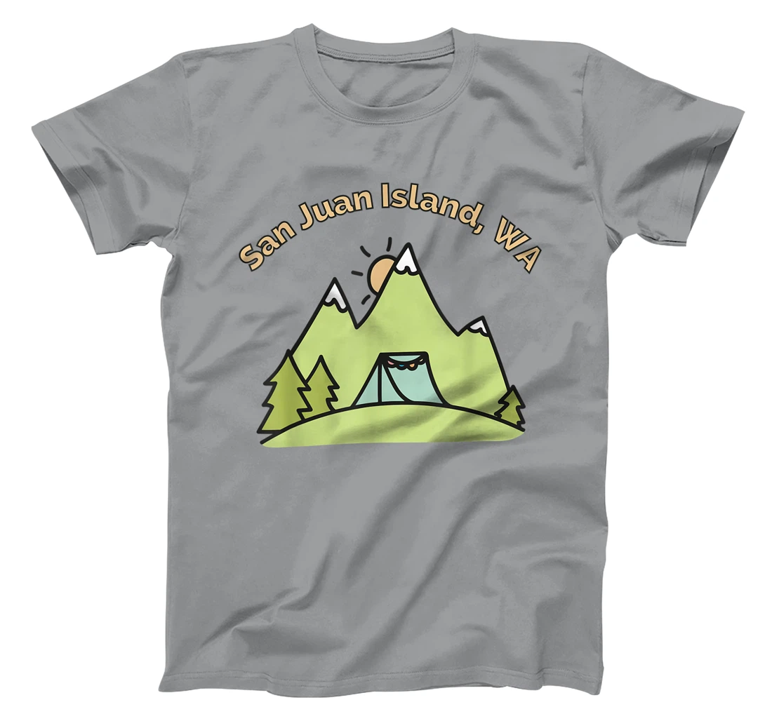 Womens San Juan Island Mountains Hiking Climbing Camping & Outdoors T-Shirt, Women T-Shirt