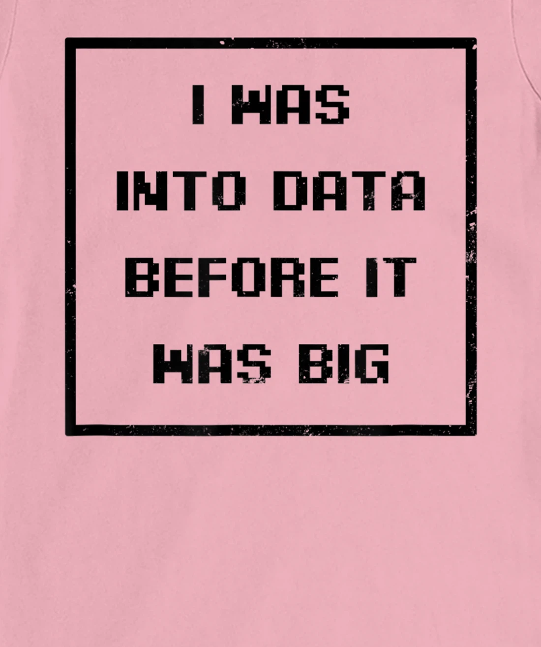 I Was Into Data Before It Was Big Design Data Nerd T-Shirt, Women T-Shirt
