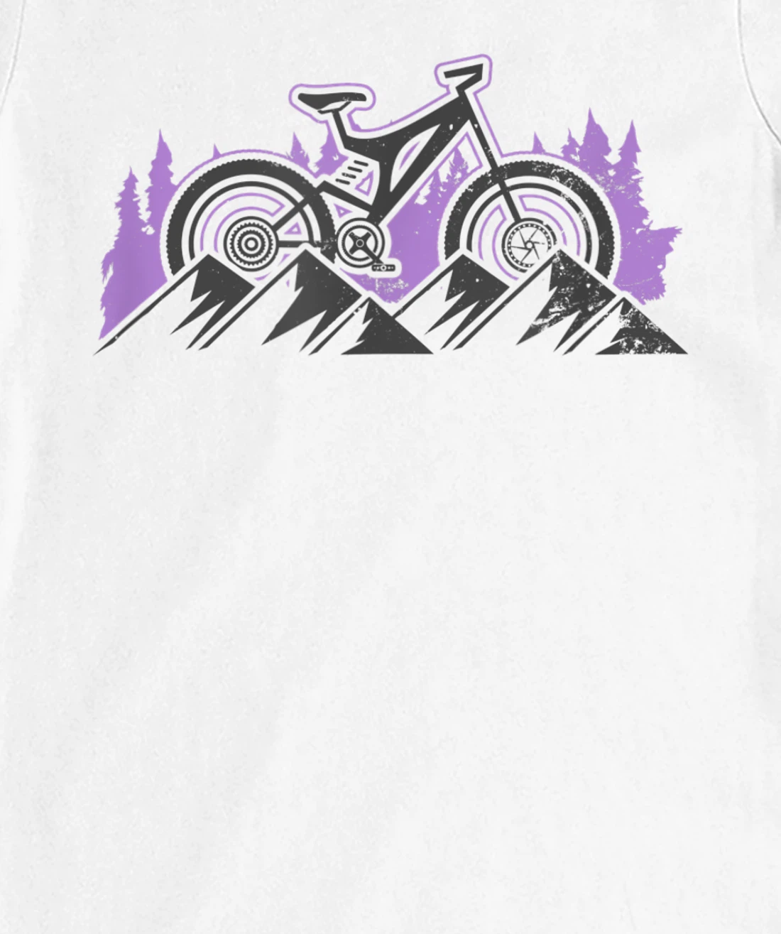 Hills Design Mountain Bike T-Shirt, Women T-Shirt