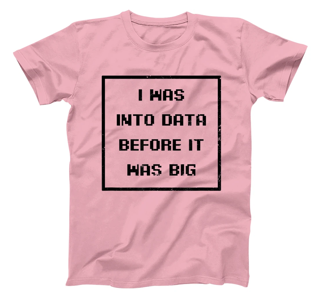 I Was Into Data Before It Was Big Design Data Nerd T-Shirt, Women T-Shirt