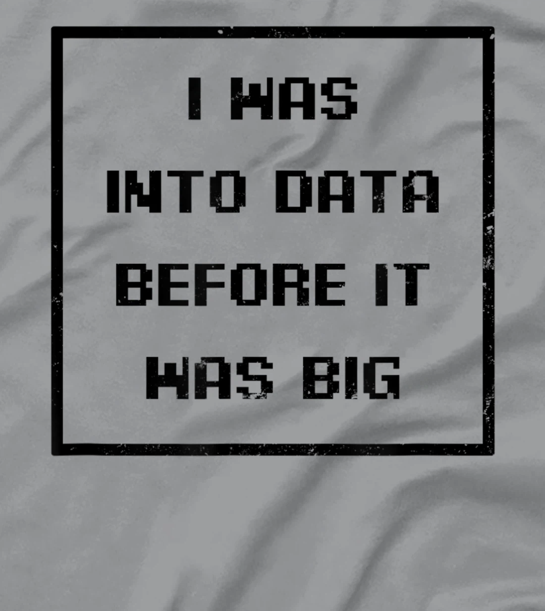 I Was Into Data Before It Was Big Design Data Nerd T-Shirt, Women T-Shirt