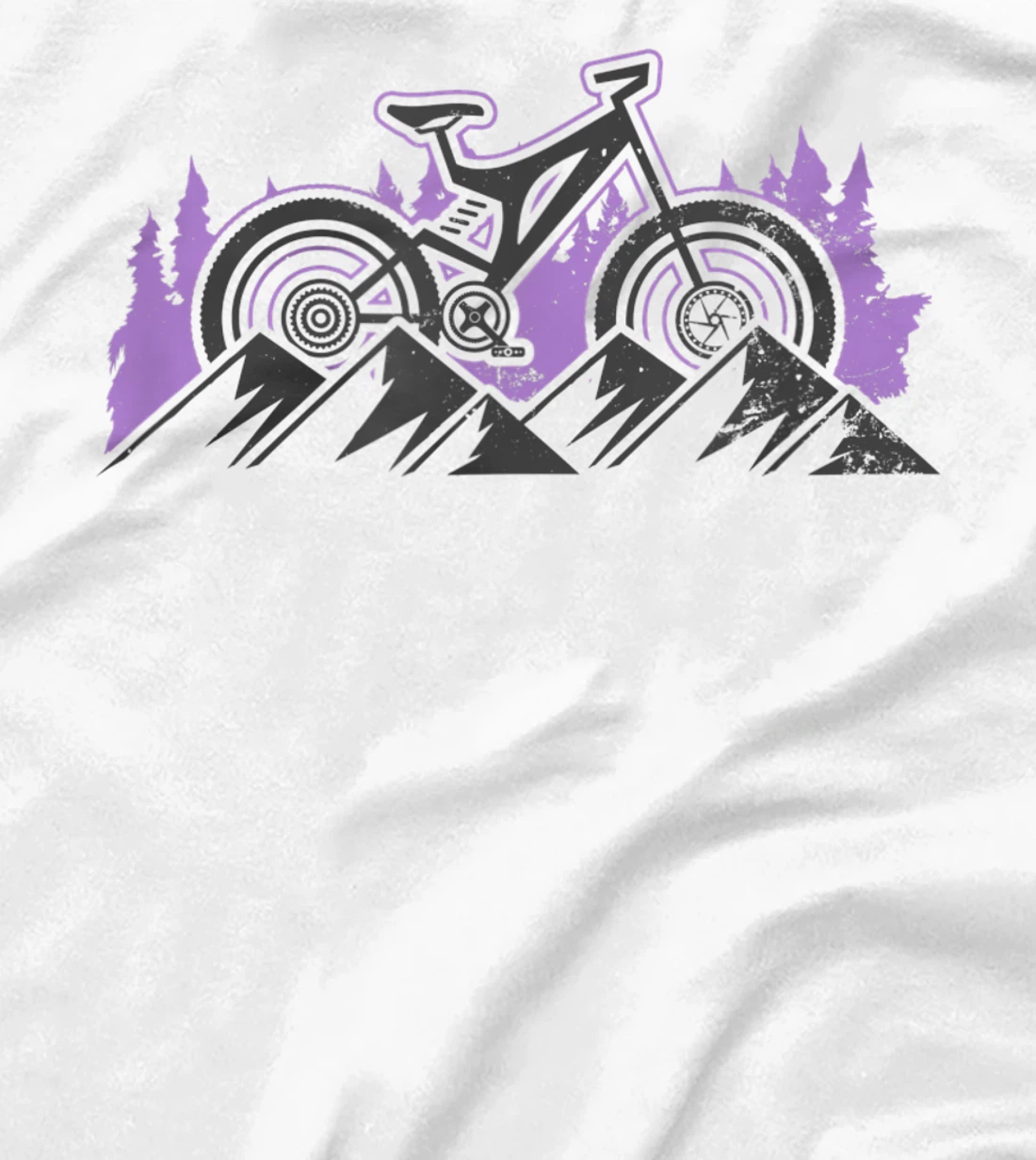 Hills Design Mountain Bike T-Shirt, Women T-Shirt