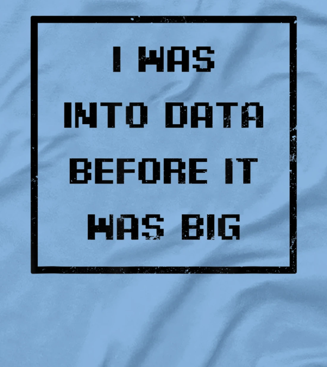 I Was Into Data Before It Was Big Design Data Nerd T-Shirt, Women T-Shirt