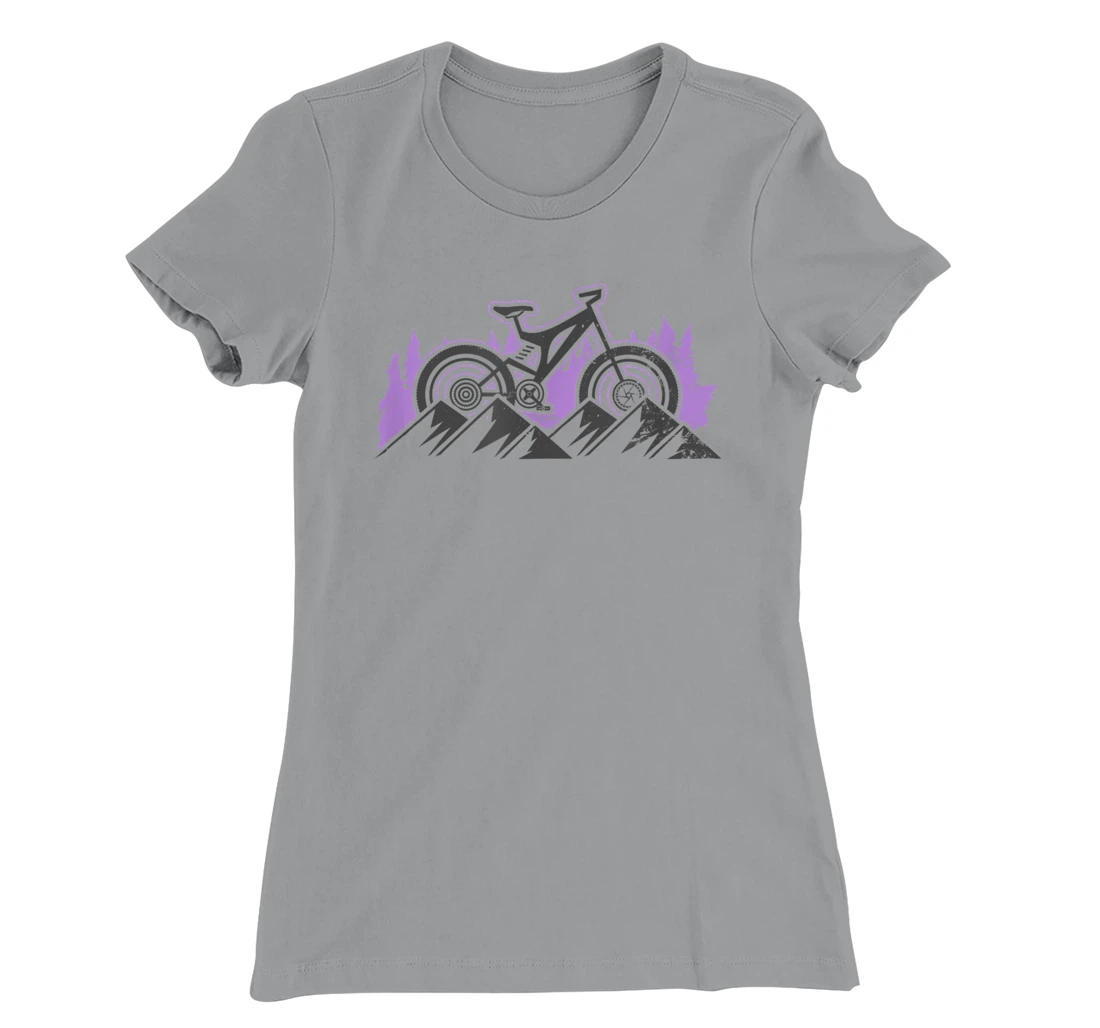 Hills Design Mountain Bike T-Shirt, Women T-Shirt