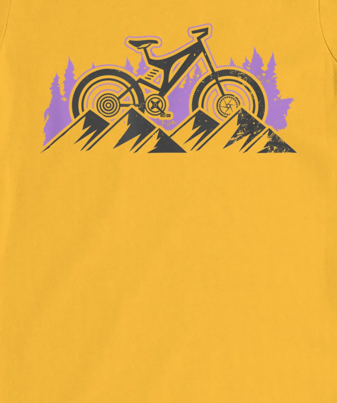 Hills Design Mountain Bike T-Shirt, Women T-Shirt