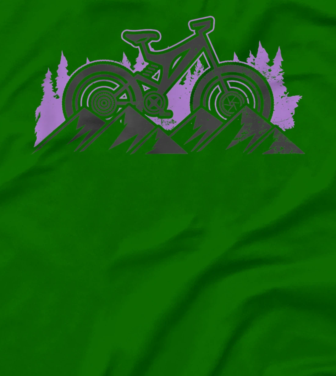 Hills Design Mountain Bike T-Shirt, Women T-Shirt