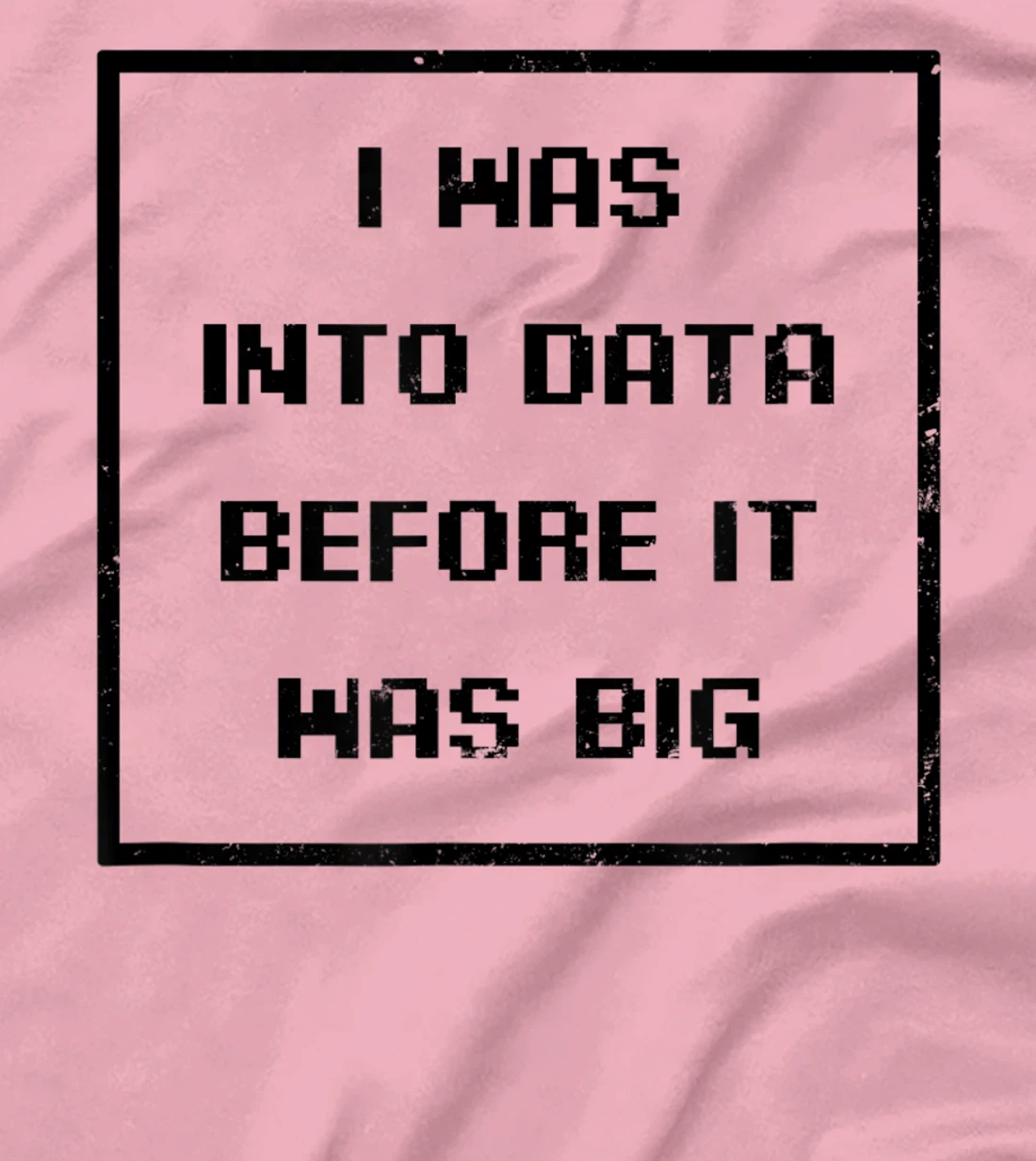 I Was Into Data Before It Was Big Design Data Nerd T-Shirt, Women T-Shirt