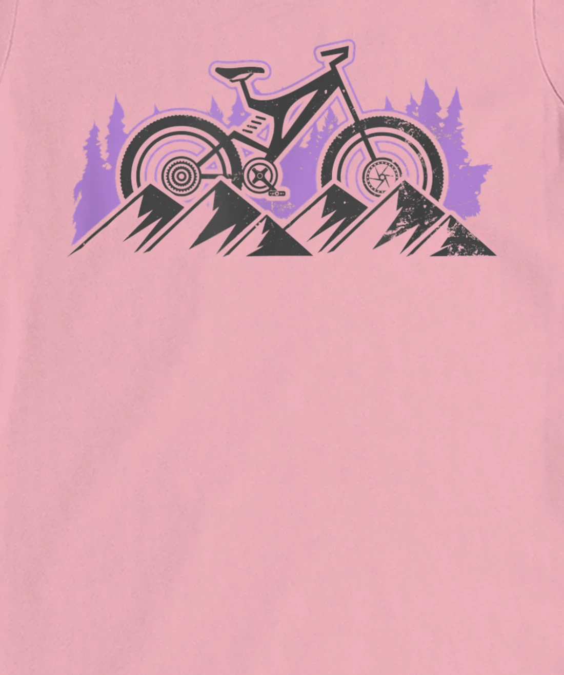 Hills Design Mountain Bike T-Shirt, Women T-Shirt