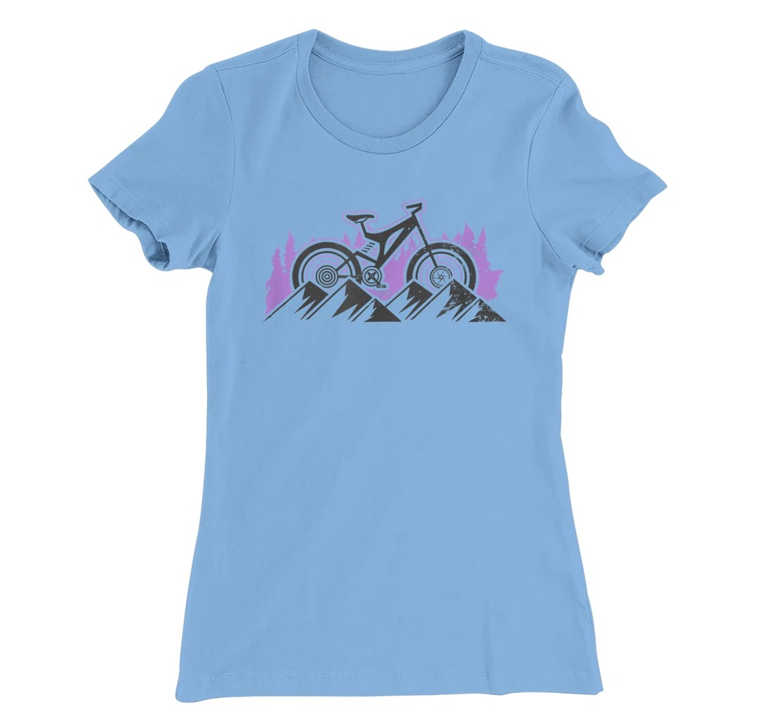 Hills Design Mountain Bike T-Shirt, Women T-Shirt