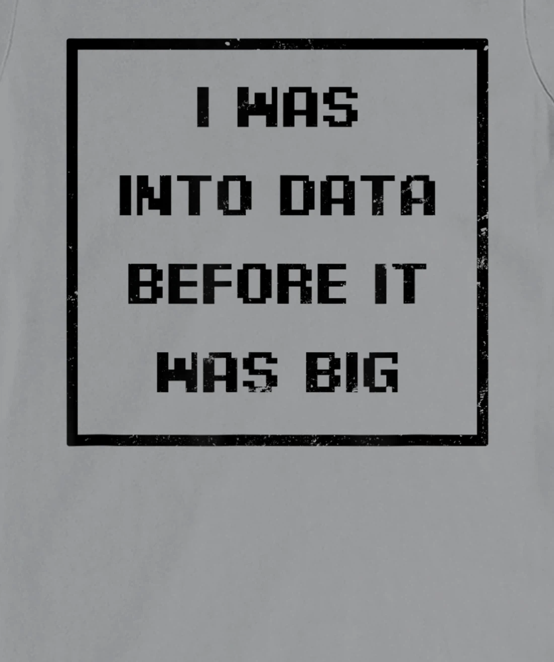 I Was Into Data Before It Was Big Design Data Nerd T-Shirt, Women T-Shirt