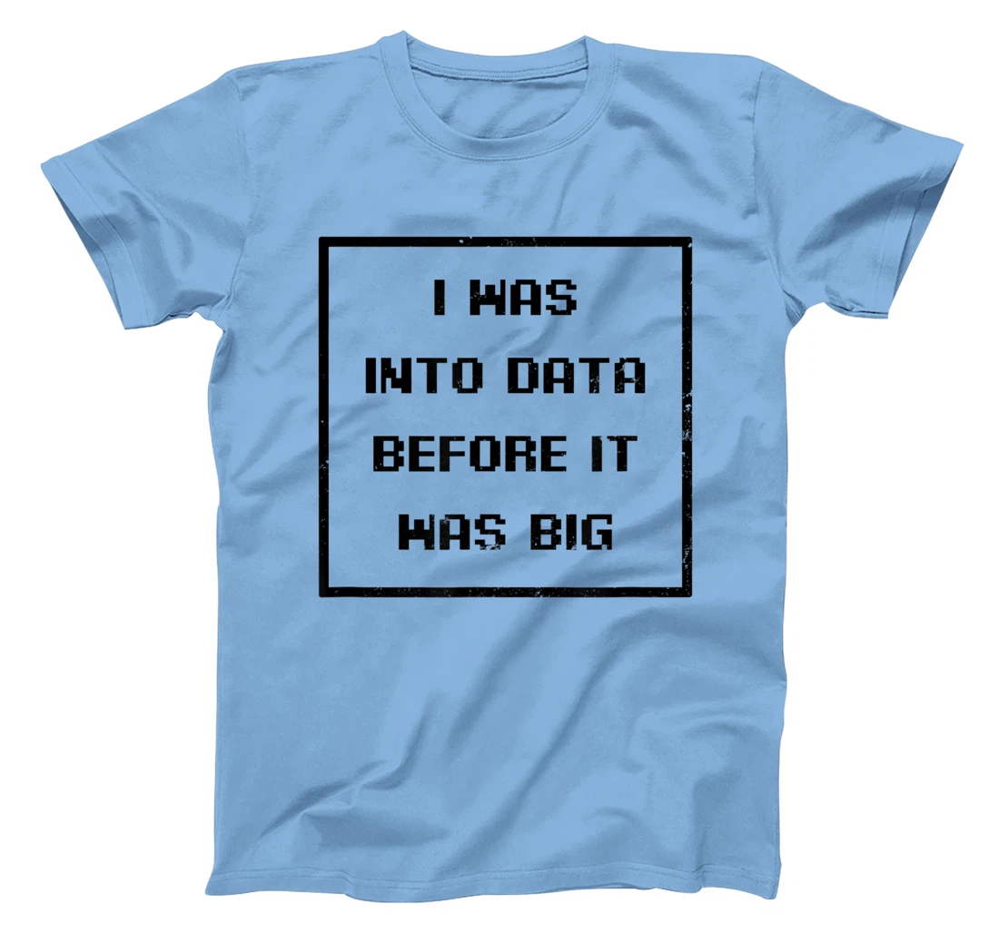 I Was Into Data Before It Was Big Design Data Nerd T-Shirt, Women T-Shirt
