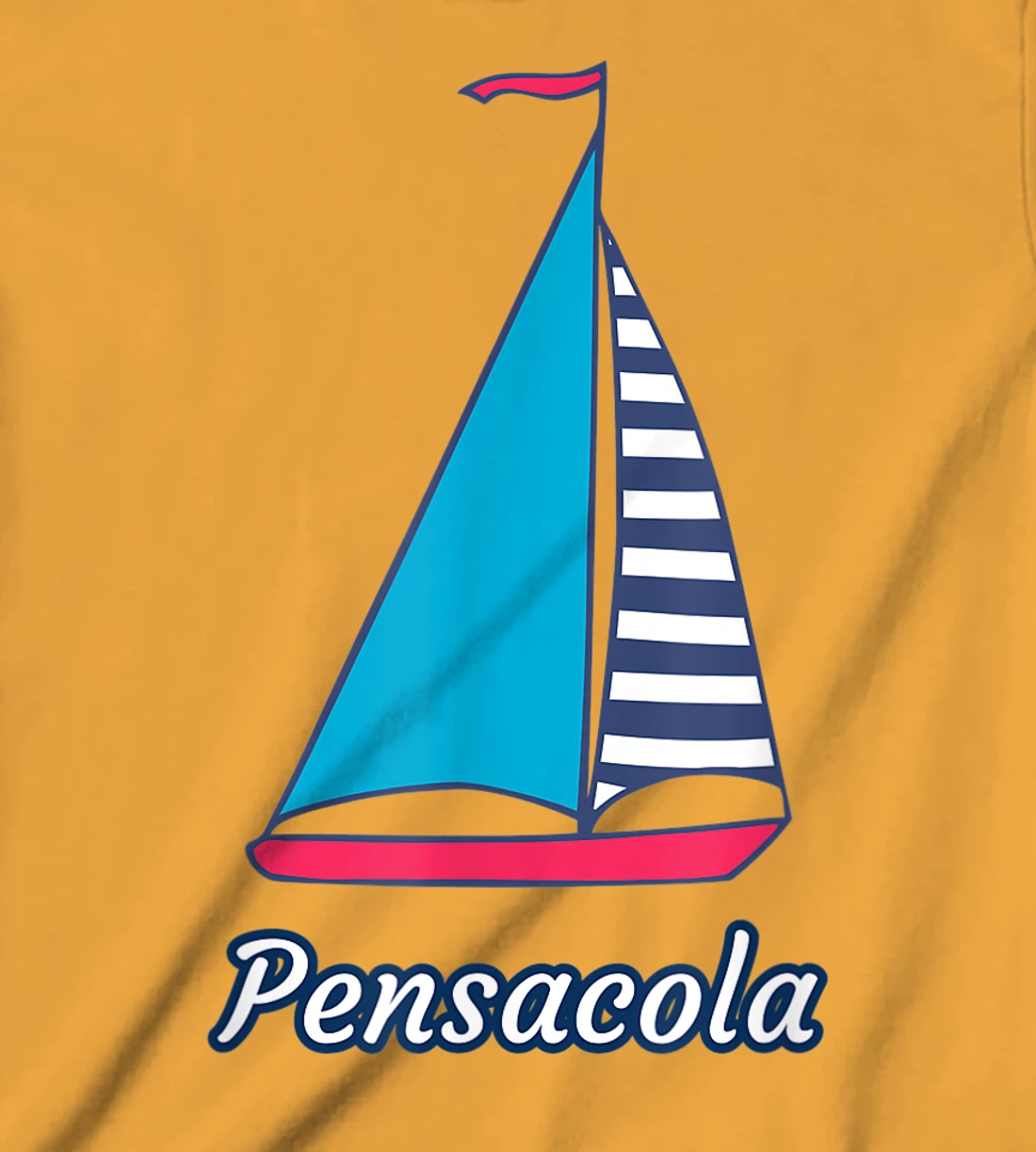 Pensacola Sailing Sail Boat Nautical Regatta T-Shirt, Kid T-Shirt and Women T-Shirt