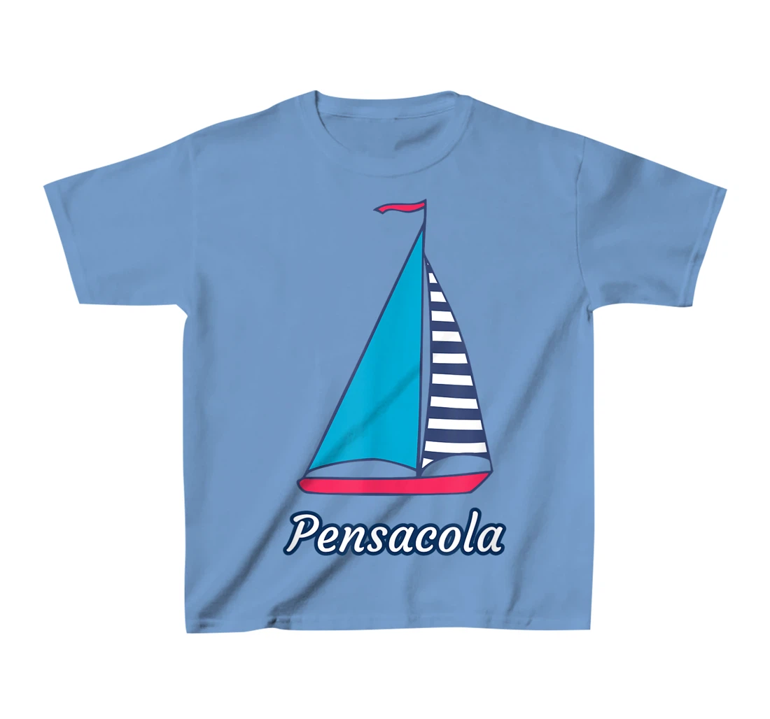 Pensacola Sailing Sail Boat Nautical Regatta T-Shirt, Kid T-Shirt and Women T-Shirt