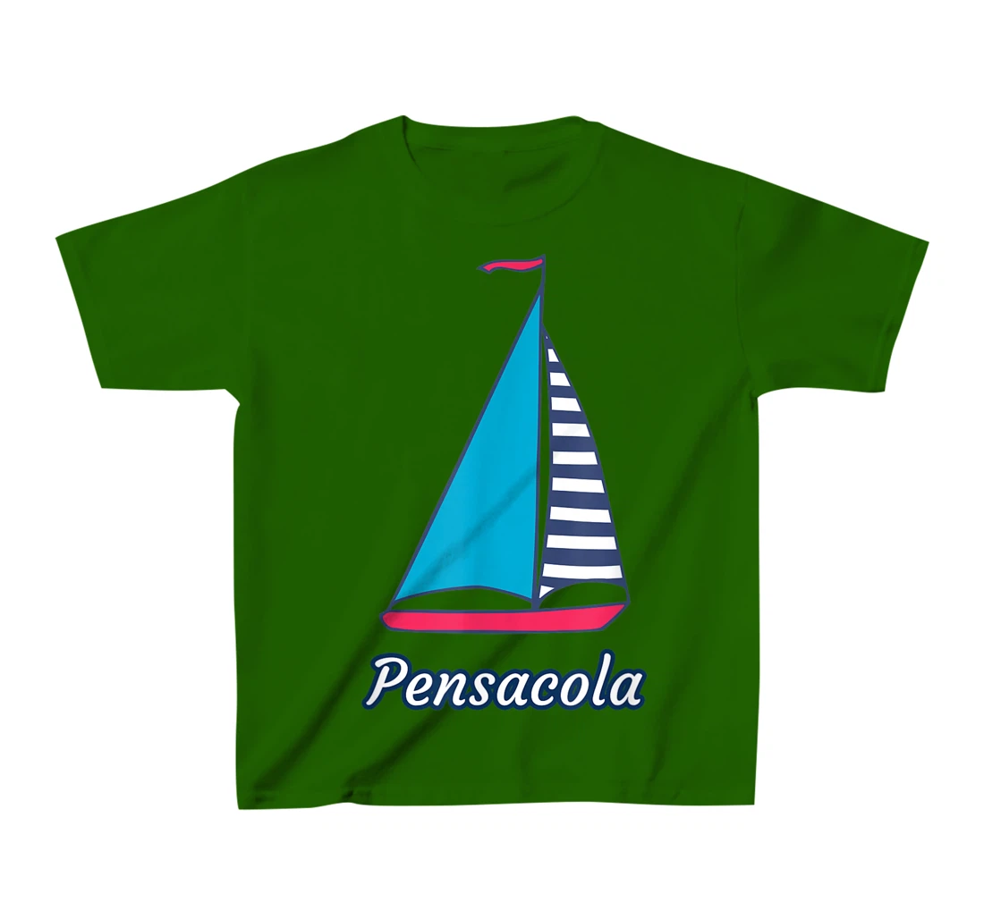 Pensacola Sailing Sail Boat Nautical Regatta T-Shirt, Kid T-Shirt and Women T-Shirt