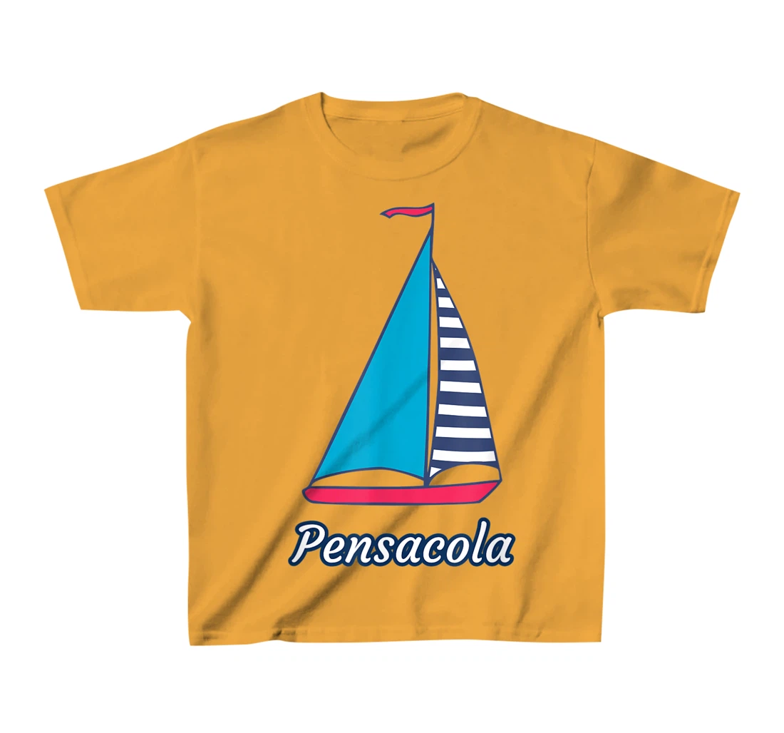 Pensacola Sailing Sail Boat Nautical Regatta T-Shirt, Kid T-Shirt and Women T-Shirt