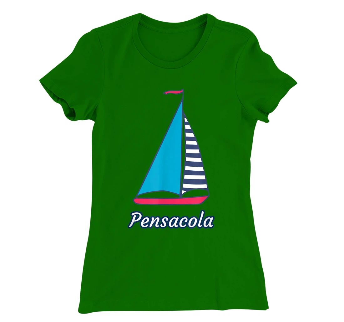 Pensacola Sailing Sail Boat Nautical Regatta T-Shirt, Kid T-Shirt and Women T-Shirt