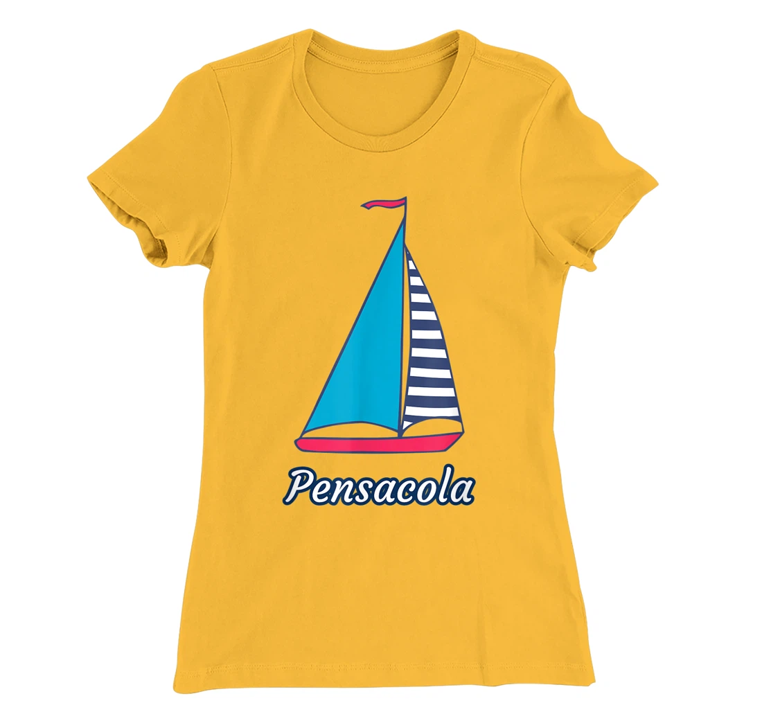 Pensacola Sailing Sail Boat Nautical Regatta T-Shirt, Kid T-Shirt and Women T-Shirt