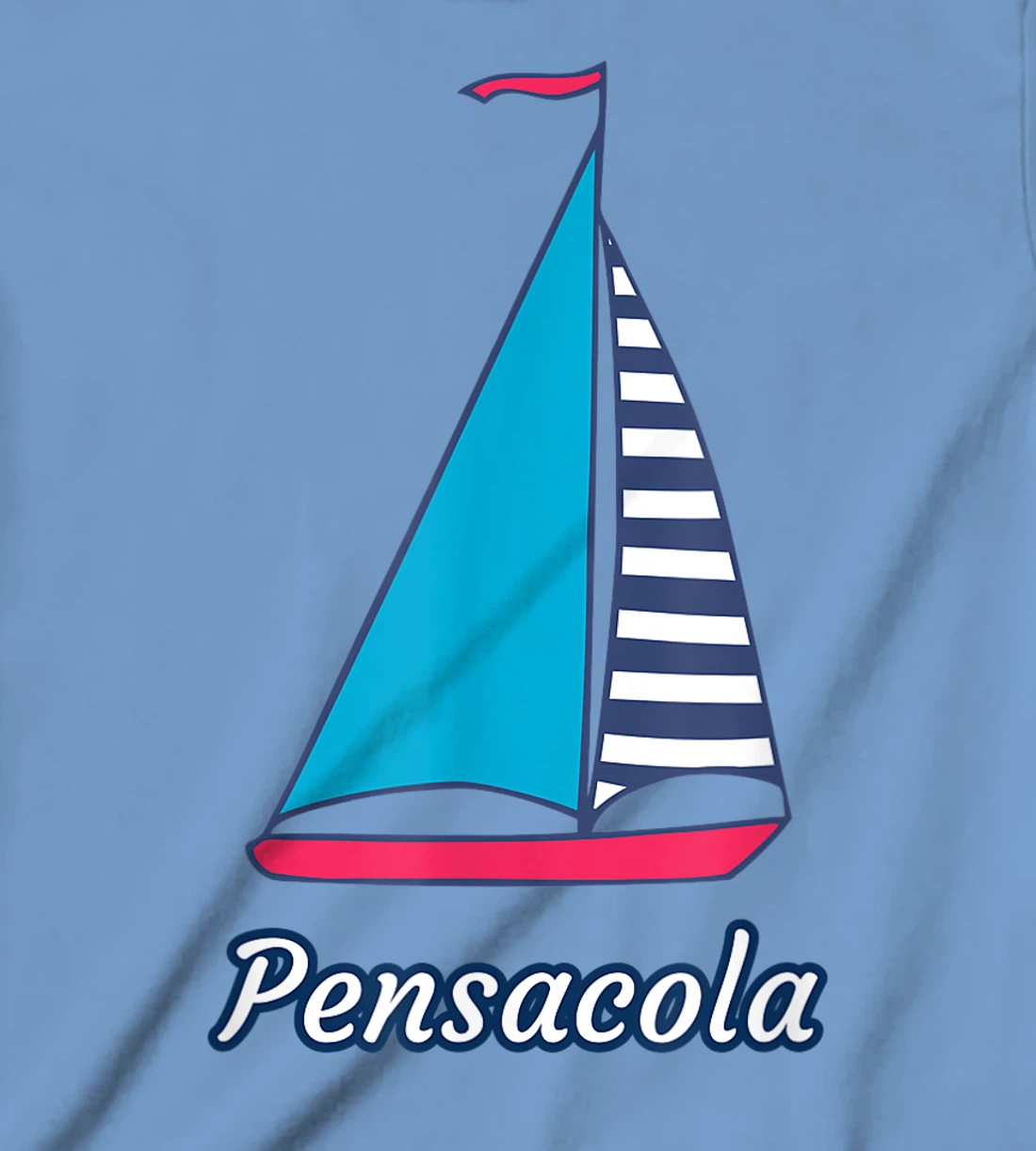 Pensacola Sailing Sail Boat Nautical Regatta T-Shirt, Kid T-Shirt and Women T-Shirt