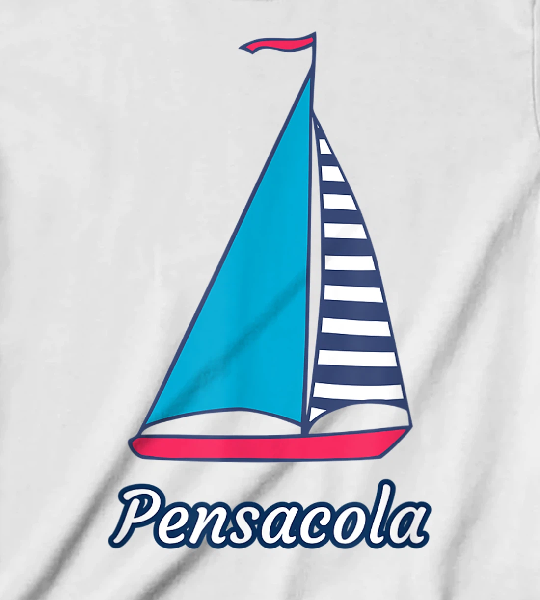 Pensacola Sailing Sail Boat Nautical Regatta T-Shirt, Kid T-Shirt and Women T-Shirt
