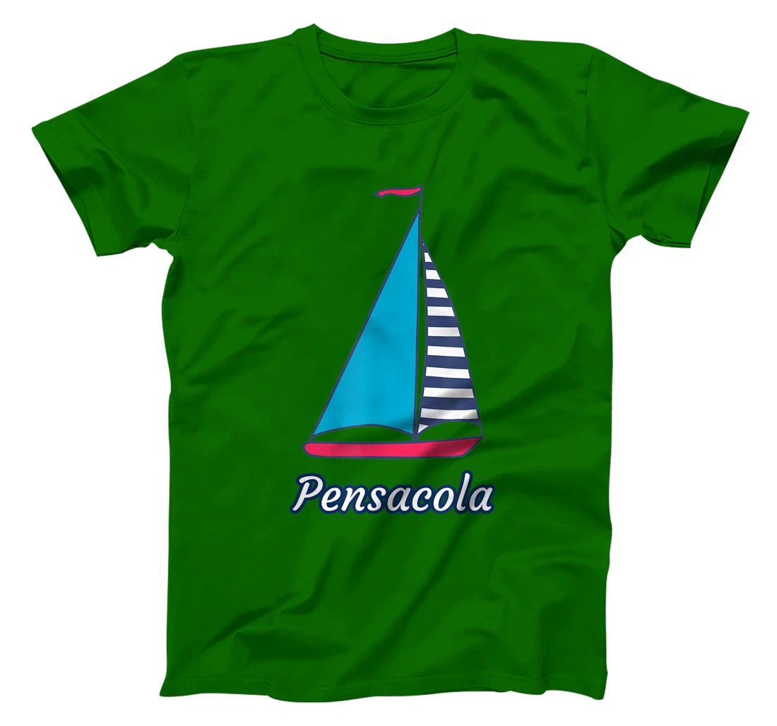 Pensacola Sailing Sail Boat Nautical Regatta T-Shirt, Kid T-Shirt and Women T-Shirt